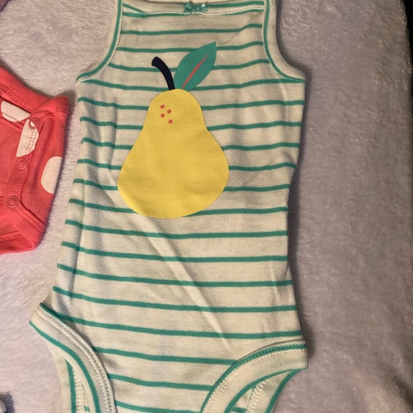 Carter’s 3 Month Girls Summer Tank Bodysuits ☀️ - Picture 4 of 8